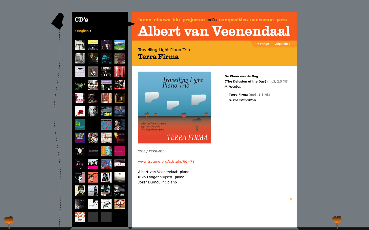 Albert van Veenendaal - CD's - desktop