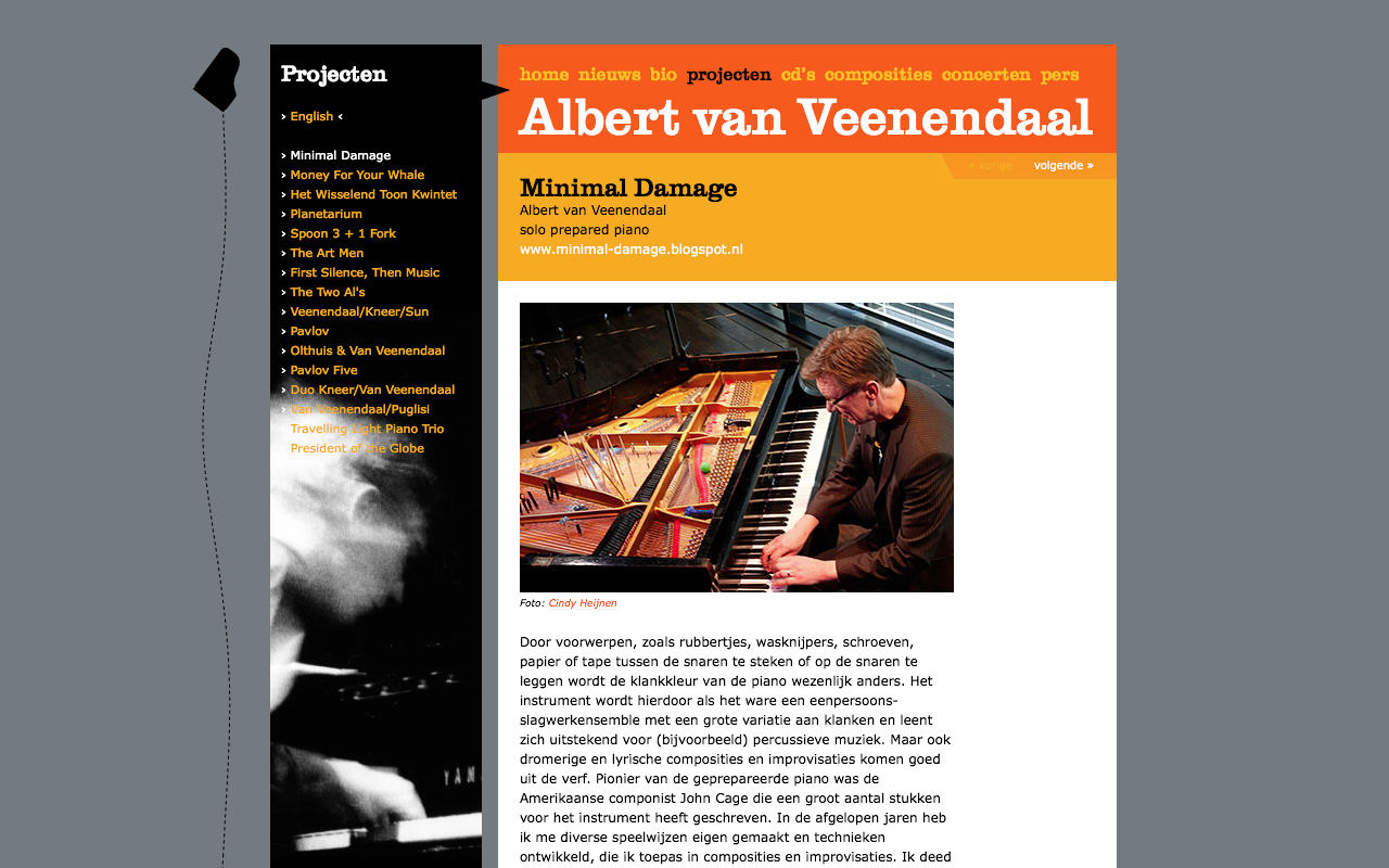 Albert van Veenendaal - Projecten - desktop