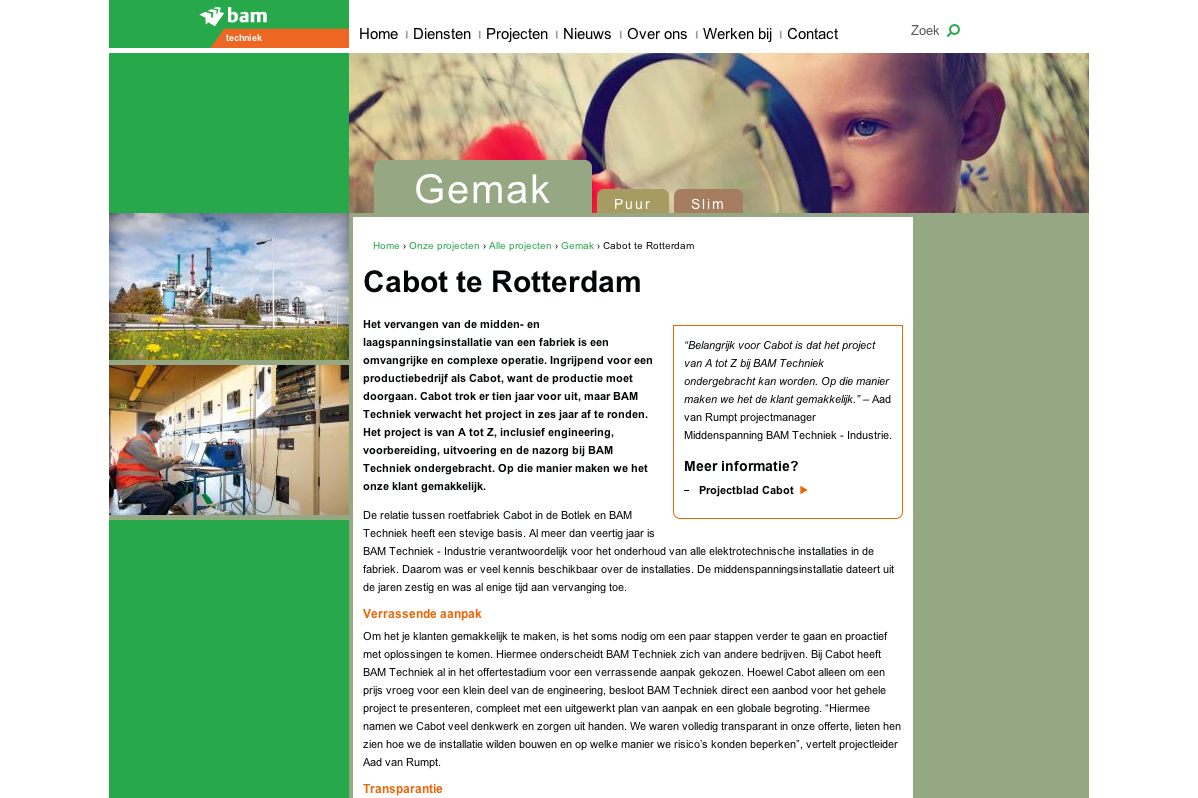 BAM Techniek - Gemak - desktop BAM Techniek - Gemak - desktop