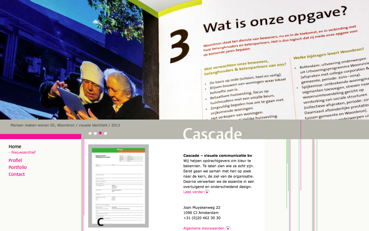 Cascade - Home - desktop