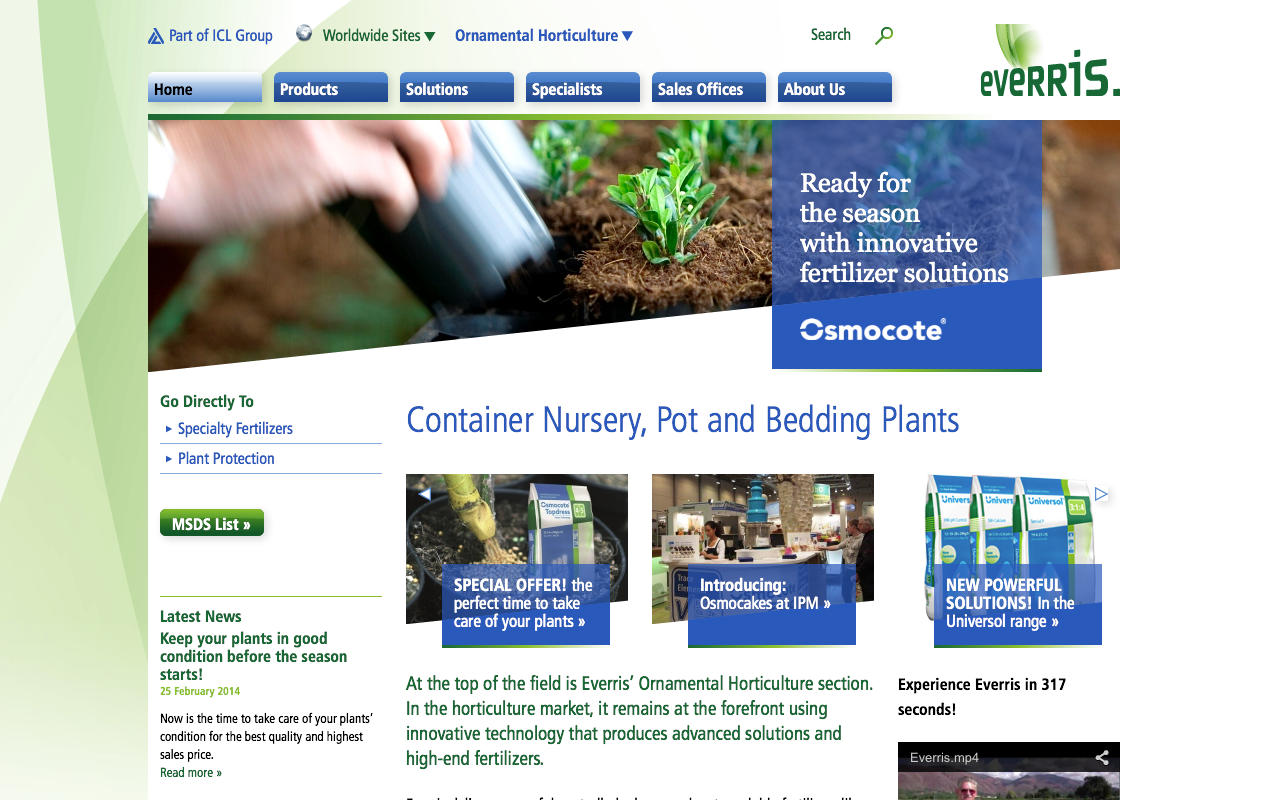 Everris – Ornamental Horticulture - desktop