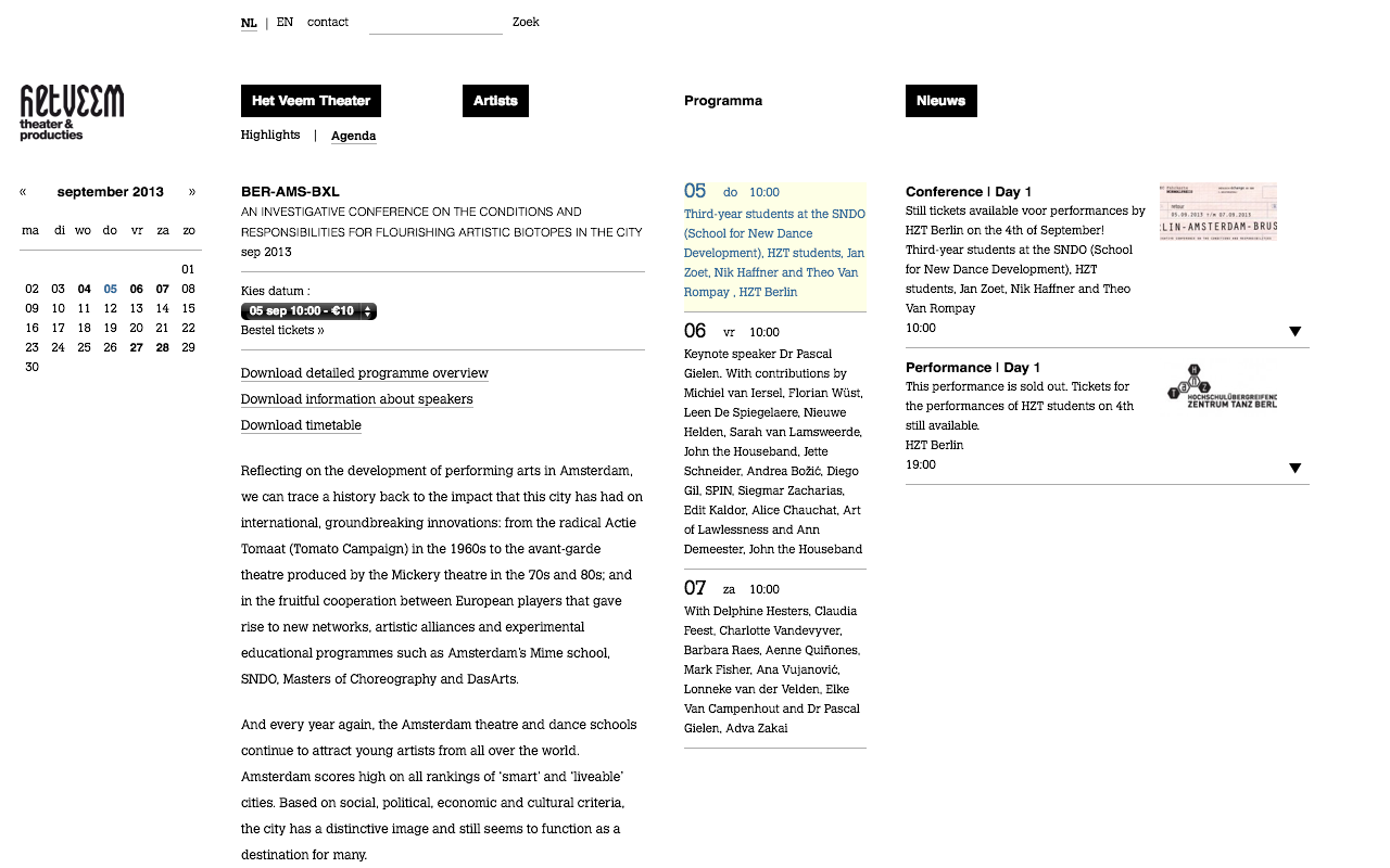 Het Veem Theater - Agenda Special - desktop Het Veem Theater - Agenda Special - desktop